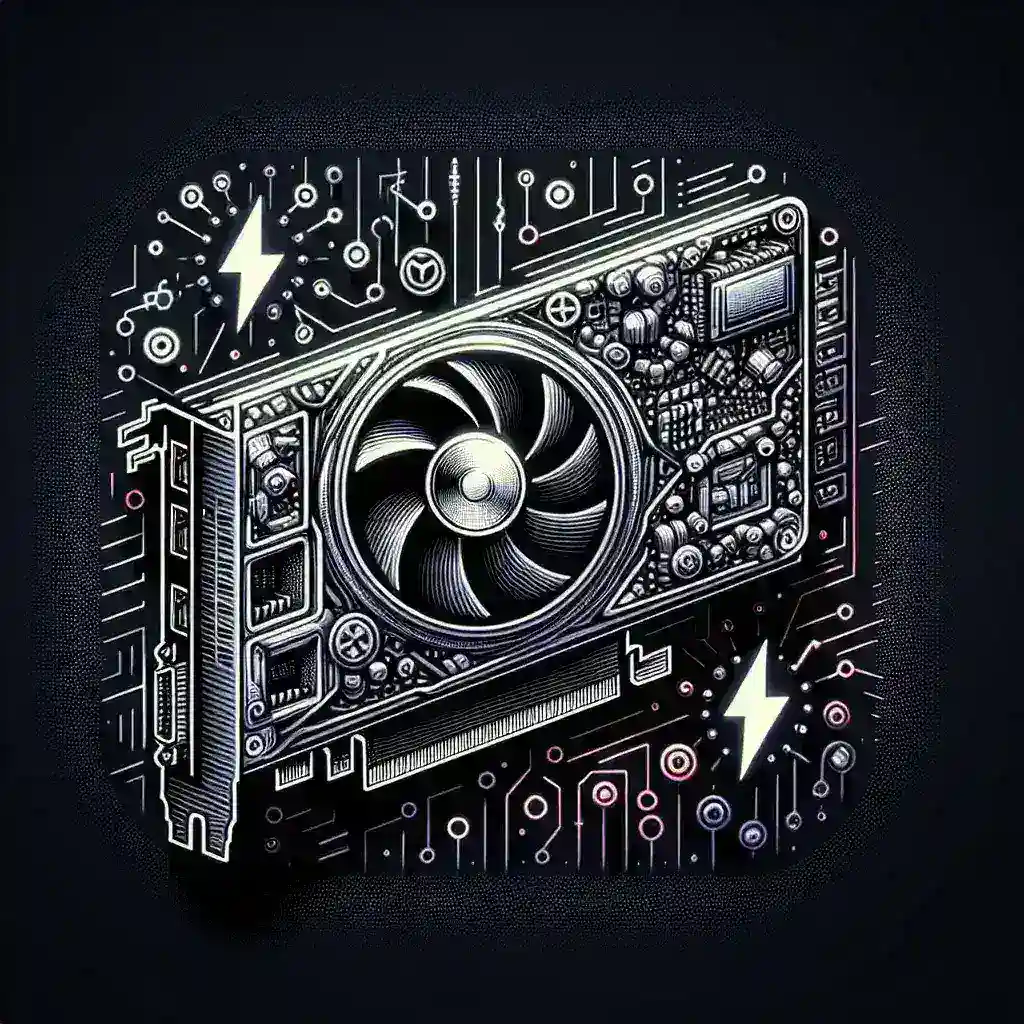 "Ilustrasi ray tracing yang menunjukkan dampak teknologi pada konsumsi daya GPU desktop dalam permainan dan grafik 3D."