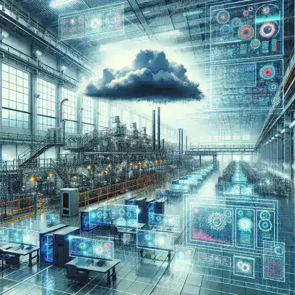 "Visual representation of cyber threats to Operational Technology in local factories, highlighting security vulnerabilities and potential risks to industrial systems."
