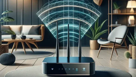 "Samsung Wi-Fi 7 Router for Modern Homes - Cutting-edge technology for high-speed internet connectivity, showcasing sleek design and advanced features."
