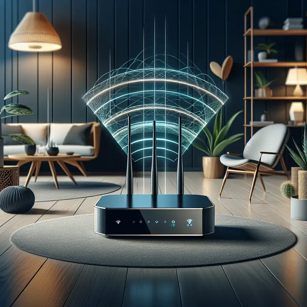 "Samsung Wi-Fi 7 Router for Modern Homes - Cutting-edge technology for high-speed internet connectivity, showcasing sleek design and advanced features."